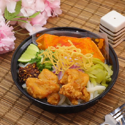 อุด้งข้าวซอยไก่ทอด